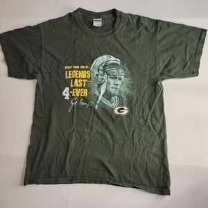 NFL Green Bay Packers Green 'Legends Last 4-Ever' Short Sleeve Tee